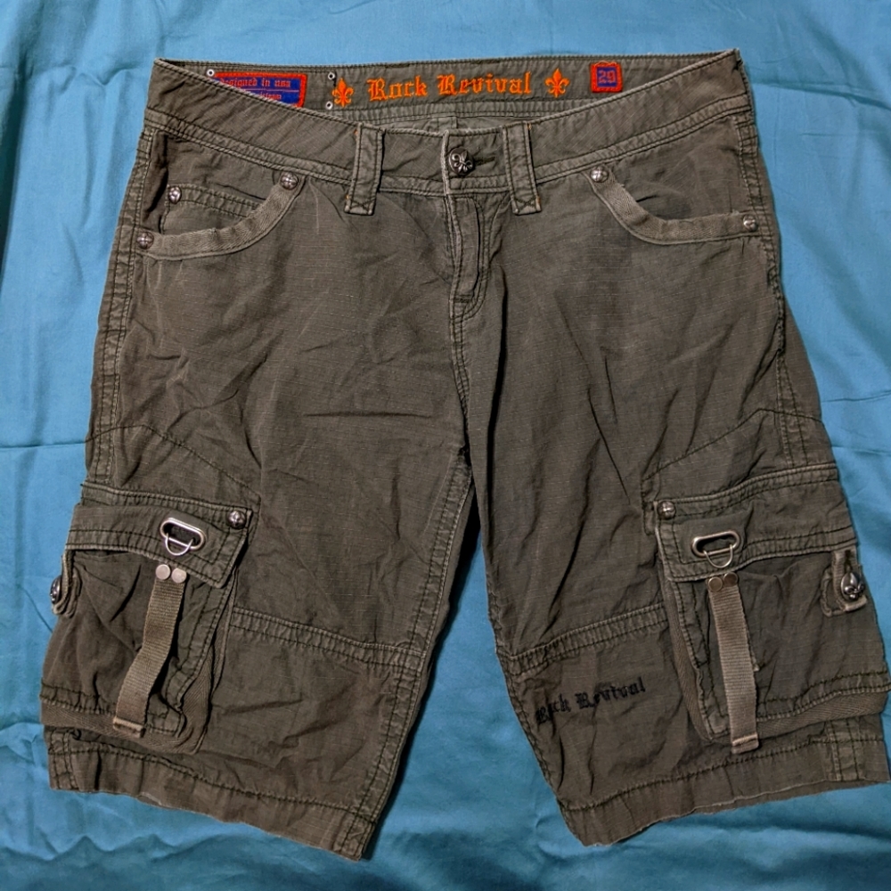 Rock Revival Buckle Exclusive Cargo Shorts
